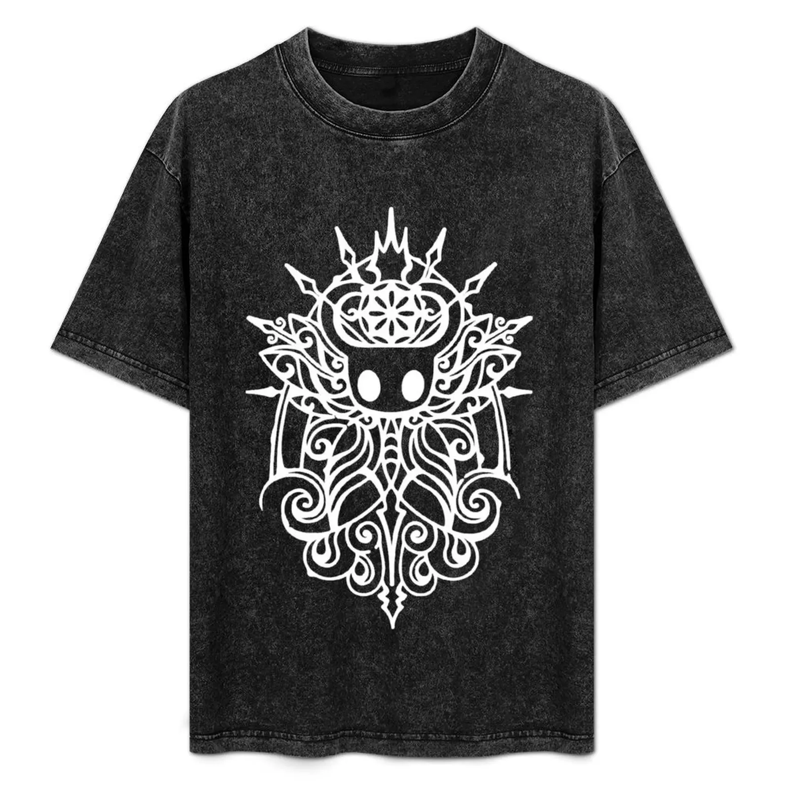 

Hollow Knight Tribal White T-Shirt All Weather Casual Short Sleeve