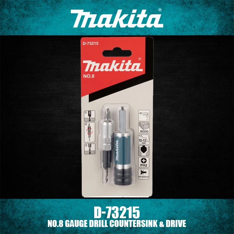 Makita D-73209 D-73215 D-73221 Gauge Drill Countersink Drive Bit D-73237 D-73243 D-73259 Gauge Drill Countersink Bit Word Bit