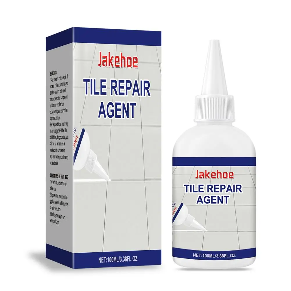 Ricarica per riparazione di fughe per piastrelle da 100ml agente per giunzioni di bellezza colla per stuccatura riparazione sigillante per piastrelle colla per riempimento in ceramica C6x7