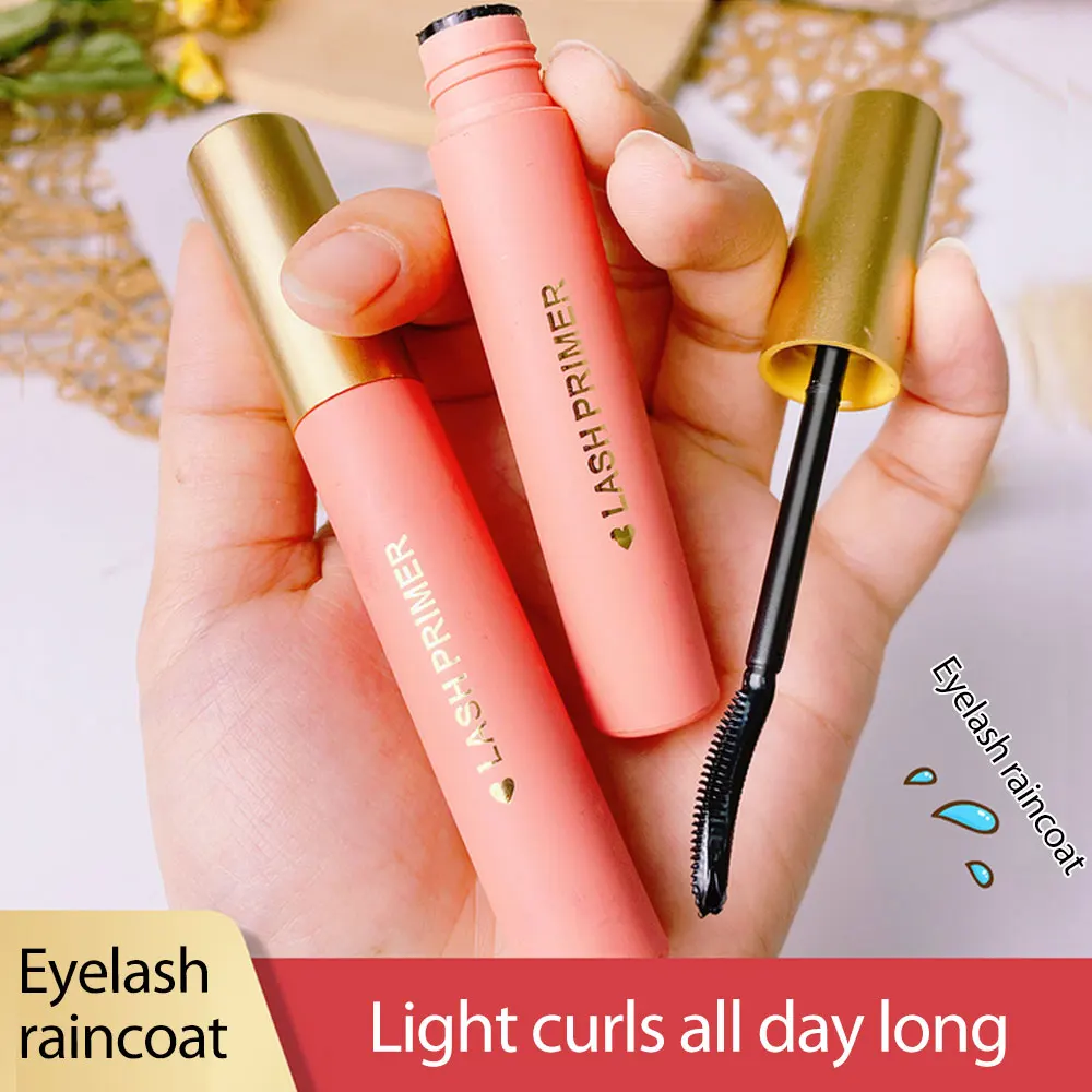 Eyelash Raincoat Curling Eyelash Primer Styling Liquid Natural Long-lasting Waterproof Long-lasting Non-blooming Mascara TSLM2