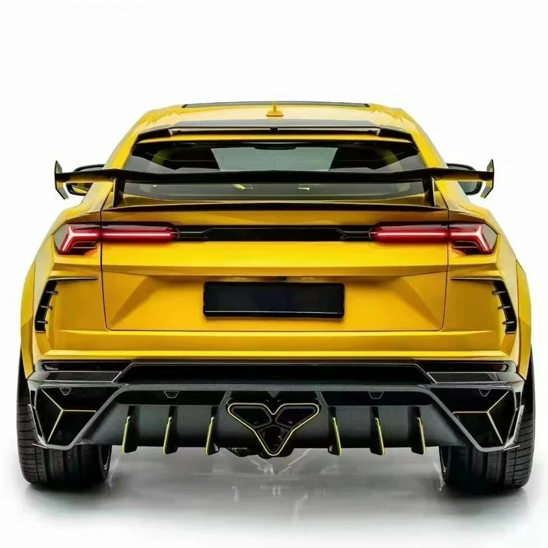 FOR Urus MSY-Style Invisible Weave Dry Carbon Fiber Rear Wing Car Exterior Accessory Stylish
