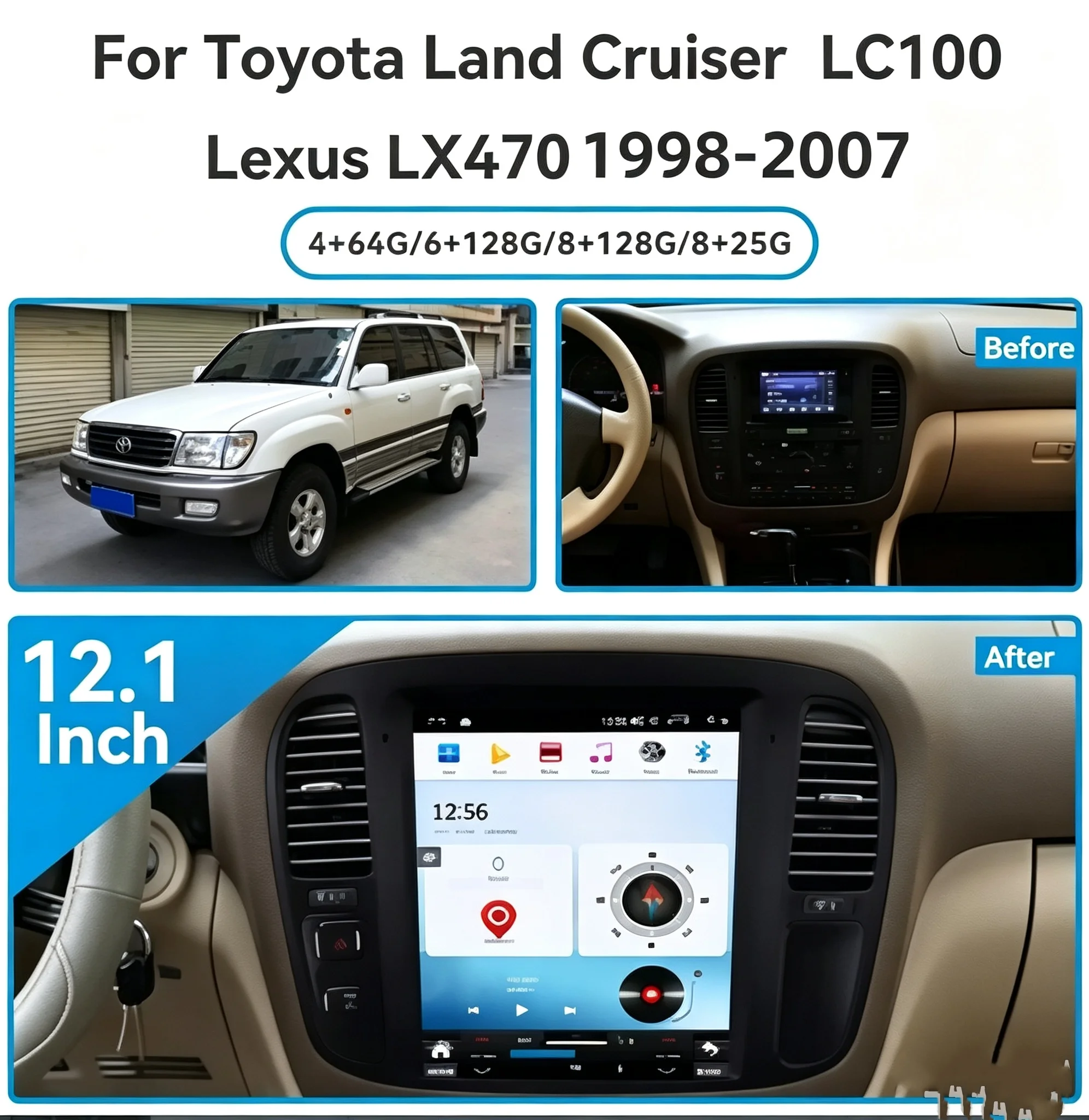Radio Mobil FYKOI Untuk Toyota - Tesla Style Screen Car Radio ulasan dan harga