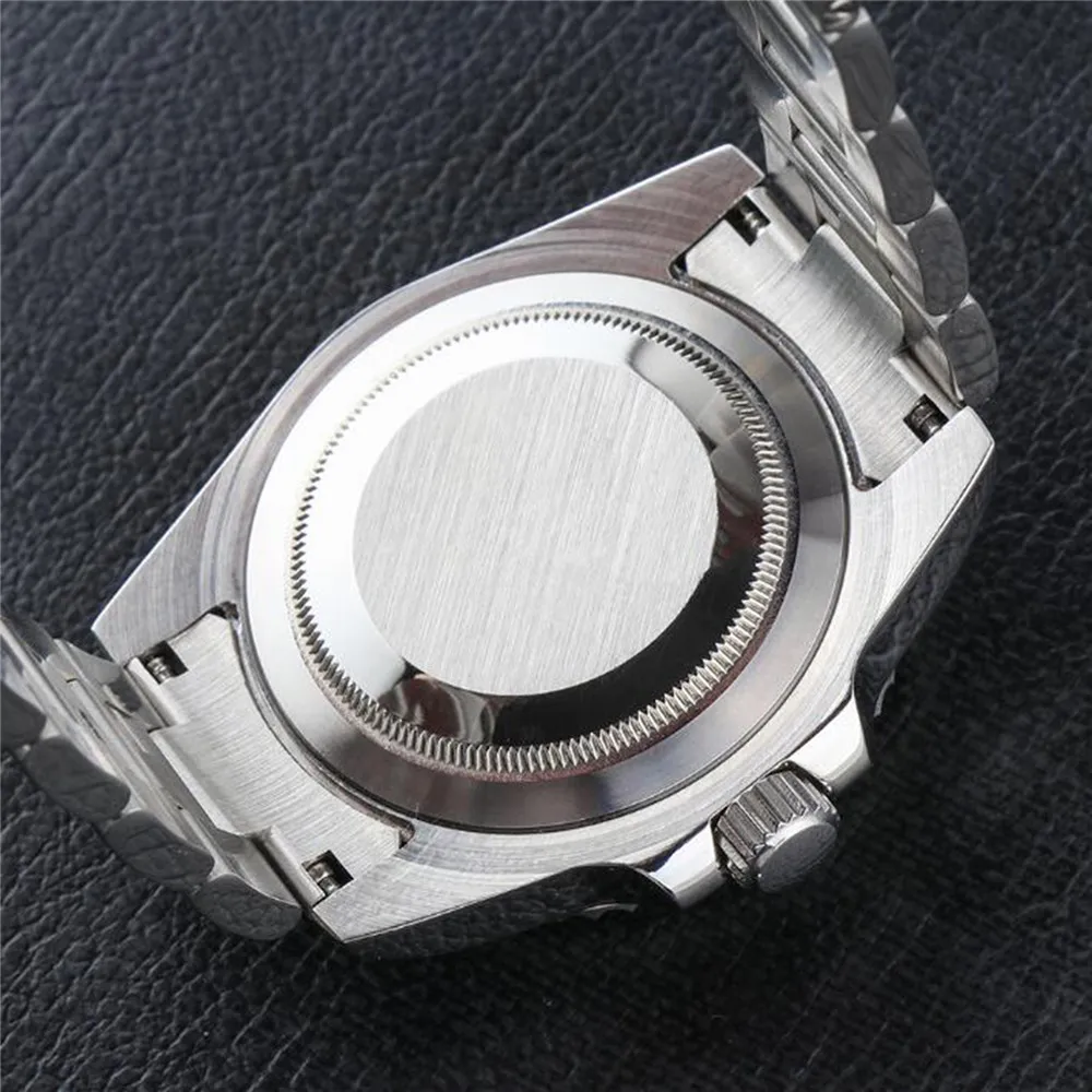 40MM Men's Mechanical Watch Hollow Out Sapphire Wristwatch for NH70 Mechanical Movement Full Sand Strap 316L Steel Watch