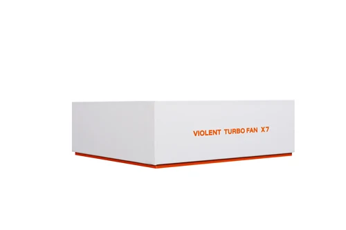 Imagen 2 del producto Soplador violento X7, Motor sin escobillas de presión de viento de 500g, ventilador Turbo Jet de 40mm con 3 boquillas, soplado de polvo, limpieza de teclado, soplador de aire