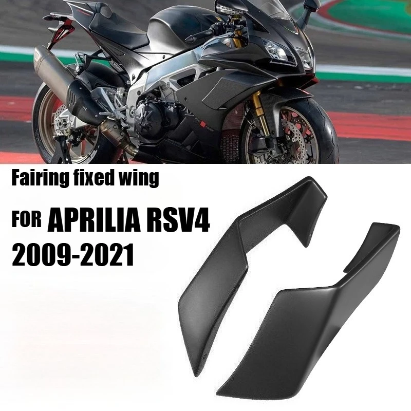Für Aprilia RSV4 2009-2018 2019 2020 2021 ABS Aerodynamische Seite Winglet Verkleidung Kit Motorrad Starrflügel Spoiler Flügel Deflektor