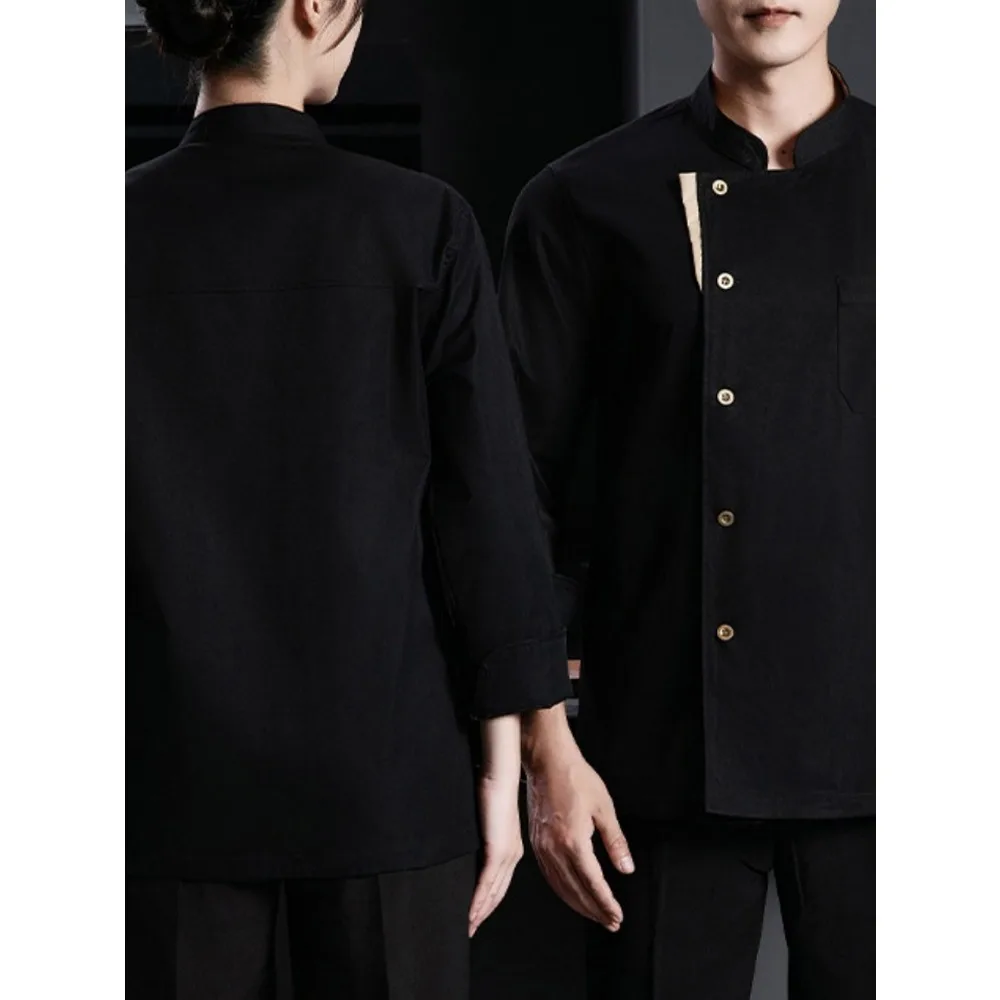 Summer Cook Jacket Restaurant Kitchen Chef Work Uniform Waiter Shirt Food Service Cooking Coat Barber Catering