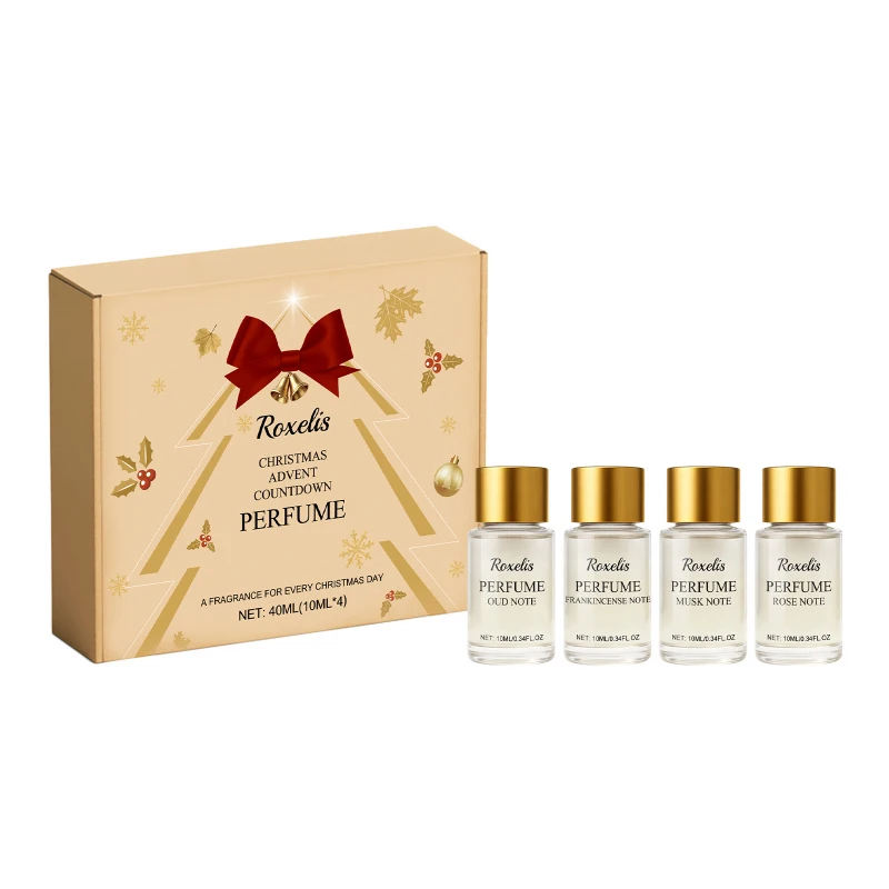 

Classic High-end Perfume Gift Set Creative Advent Calendar Perfume Sandalwood, Rose, Musk, Lasting Mini Perfume Essential Oil