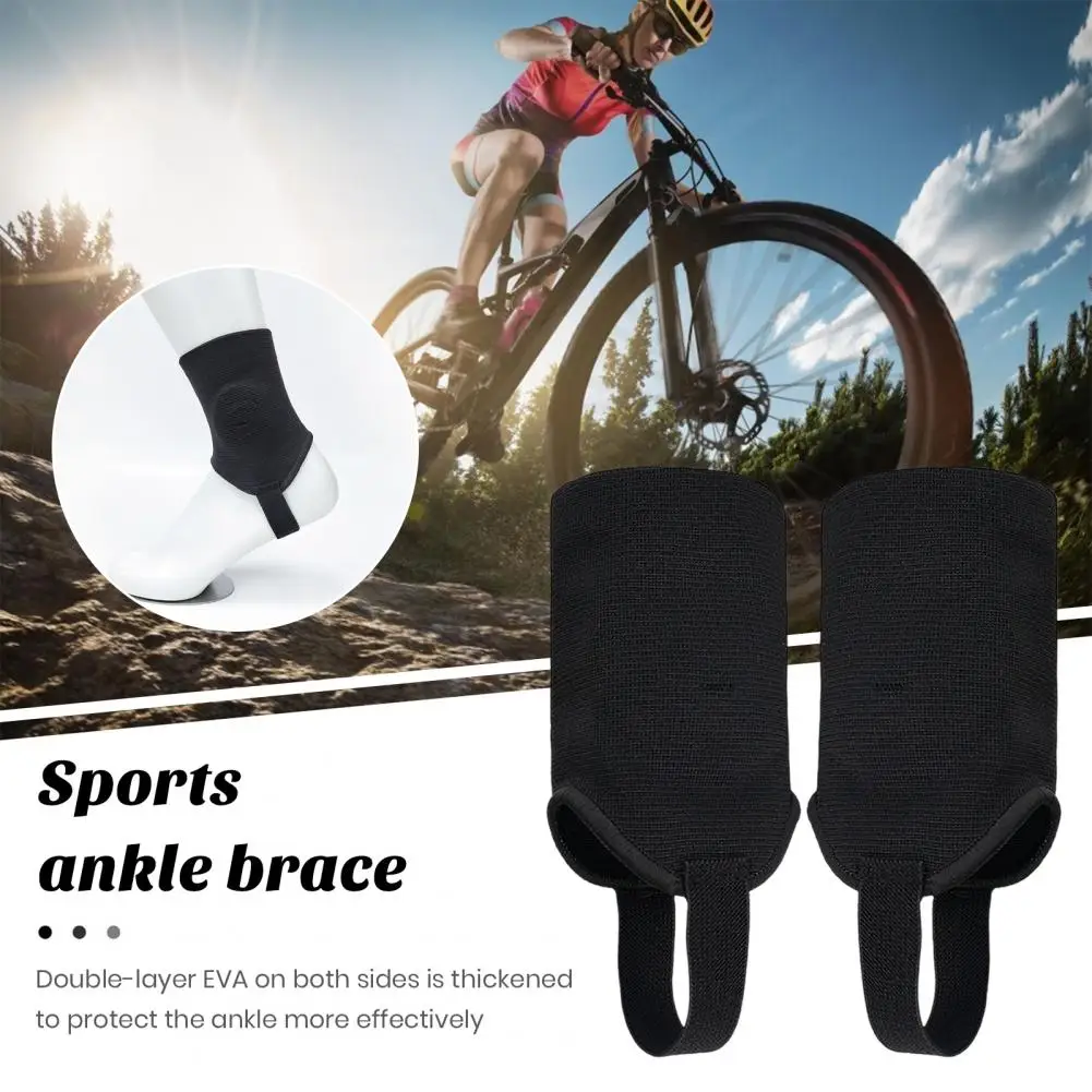 

18/20/22cm Ankle Brace Protector Dual-Layer Knitted Cylinder Ankle Brace Ankle Wrap For Soccer Basketball Cycling Sports Fitness