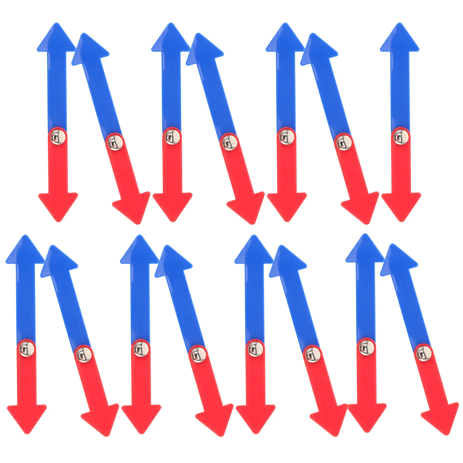 

15pcs Plastic Clock Hands: Rotatable Time Learning Tools For Kids Educational Activities School Supplies Practice Telling Time