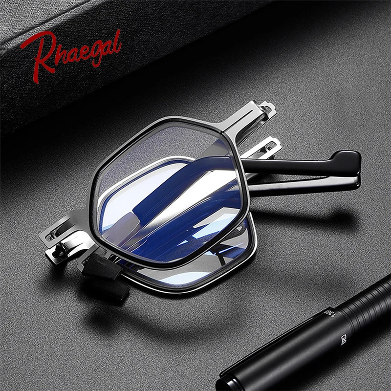 

New Stylish Portable Fold Up Reading Glasses for Women Men Folding Prescription Glasses for Men Reading