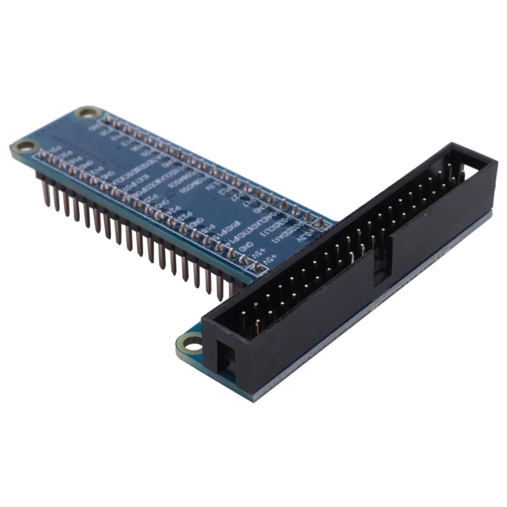 T Type RPI GPIO แผงวงจรขยายขยายช่องกว้าง + 20ซม. สายริบบิ้นแบน40Pin FC40สำหรับ Raspberry Pi 3 2รุ่น B