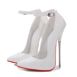 New Arrival 16cm Metal High Heels Stilettos Sexy Women Pumps Fetish Model Party Factory Customize Unisex Man Shoes Crossdresser