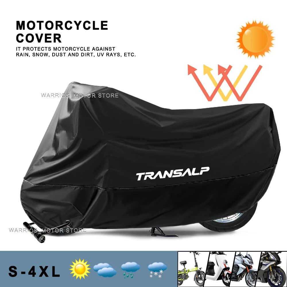 

For Honda TRANSALP XL 600 650 700 V XL700V XL650V Motorcycle Cover Waterproof Outdoor Rain Dustproof UV Protector Covers