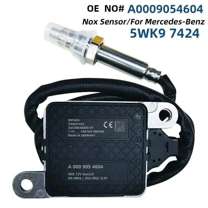 

5WK97424 A0009054604 5WK9 7424 Nitrogen Oxide Nox Sensor For Mercedes-Benz E-CLASS W213 W238 CLS W257 12V A000 905 46 04