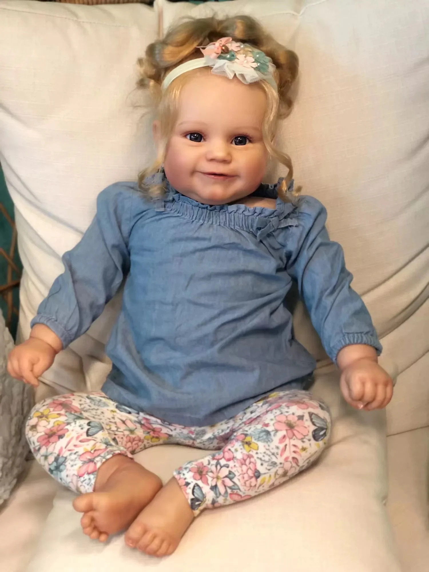 20/24 Inch Reborn Dolls Soft Vinyl  Lovely Smile Maddie Girl Reborn With Love Muñecas Reborn