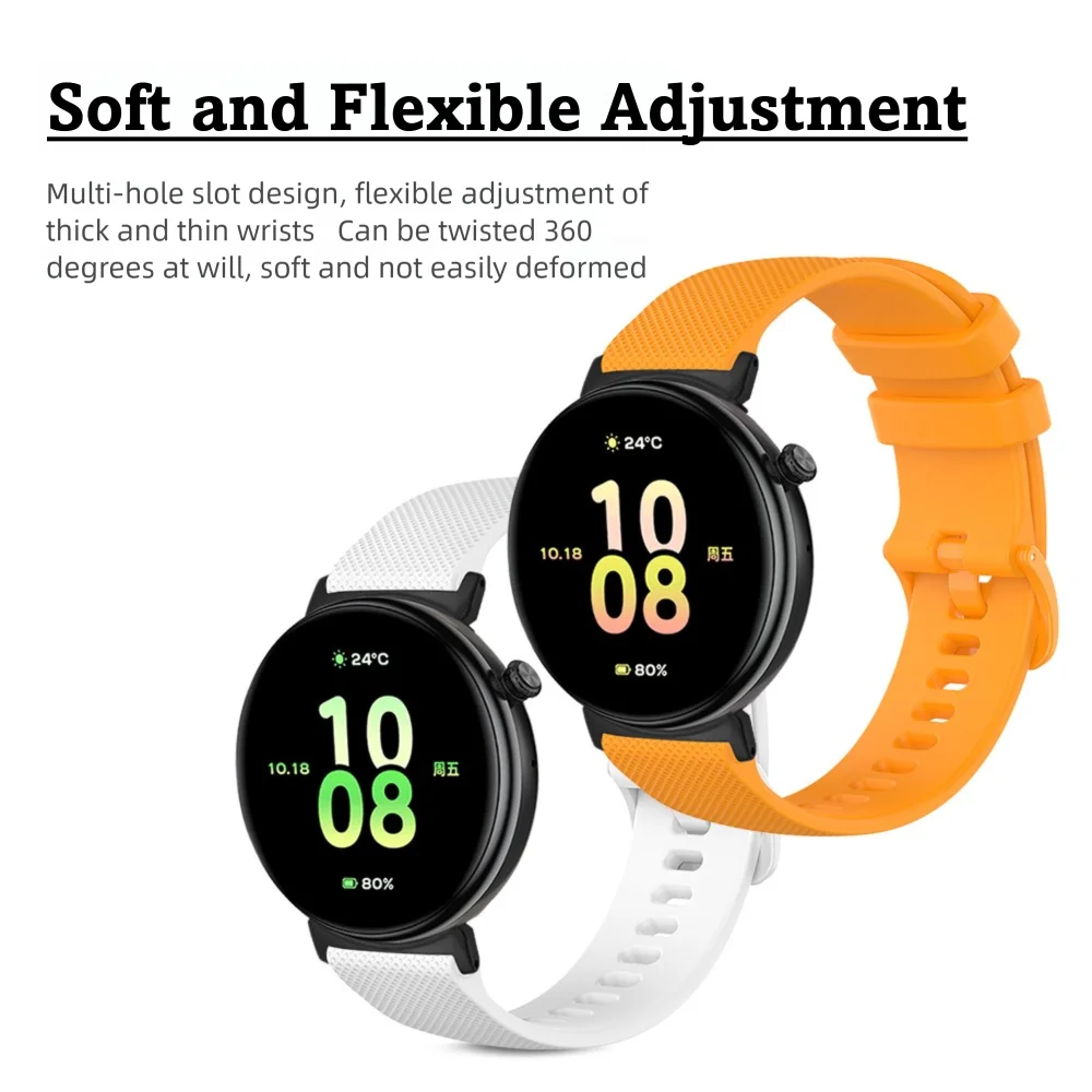 Loop Strap For Honor Fit Vitality/Elegant Edition Small Plaid Pattern Lightweight Silicone Sport Band for Man Woman Bracelet