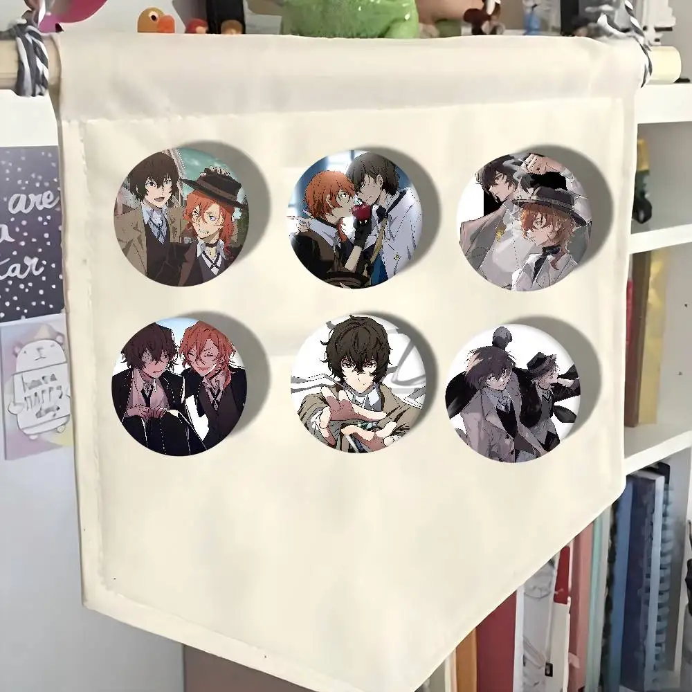 Bungo الضالة الكلاب Dazai Chuuya تخصيص لينة زر دبوس للنساء مجوهرات إبداعية مضحك شارة الكرتون عاشق قبعة