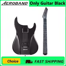 AeroBand オールインワン エレキギター シリコン弦 ギター単体 ブラック1 特別割引