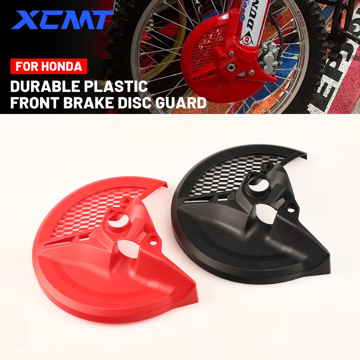 

Motorcycle Brake Disc Protection Cover Plastic Protective for Honda 2024 CRF250R CRF450R CRF250RX CRF450RX CRF250X CRF450X Parts