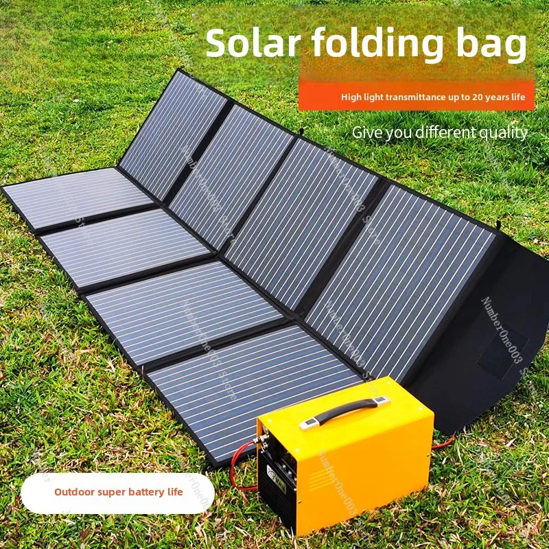 Solar Folding Pack, Photovoltaic Power Generation Panel, Bed Car RV, Charging System Installation Free, 18V, 400 Watt