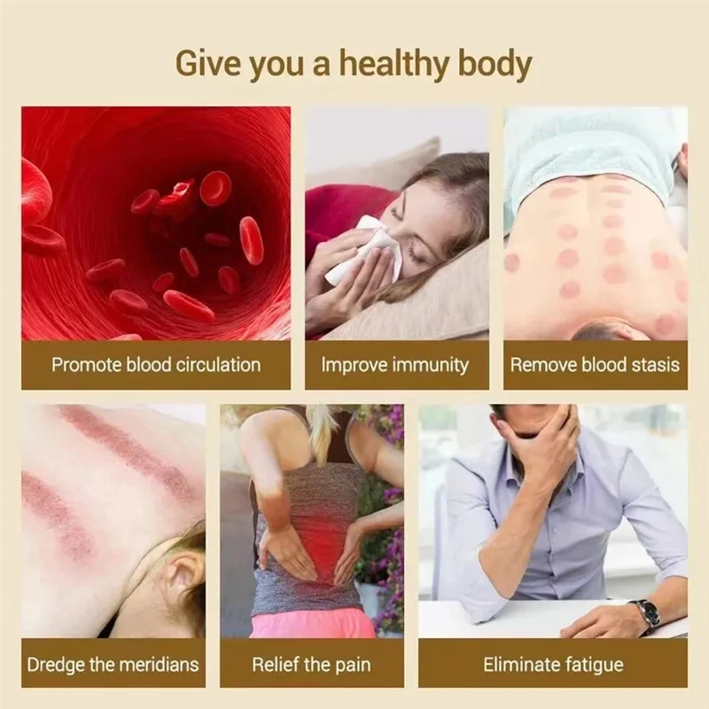 B03C-المنزل الكهربائية غواشا كشط تدليك الحجامة الجسم مدلك علب فراغ شفط كأس التدفئة الدهون الموقد مدلك دائم #4