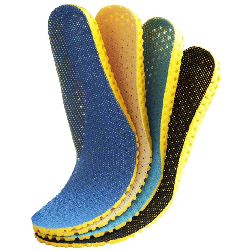 Orthopedic Memory Foam Insoles Sport Insert For Feet Man Women Soles Pad Shoes Sole Mesh Orthotic Breathable Running Cushion