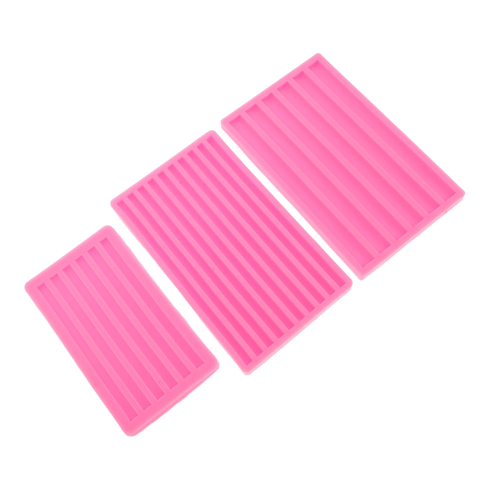 

3Pcs Silicone Wax Seal Stamp Molds DIY Craft Making Supplies Nonstick Material Versatile Usage Silicone Wax Melt Molds