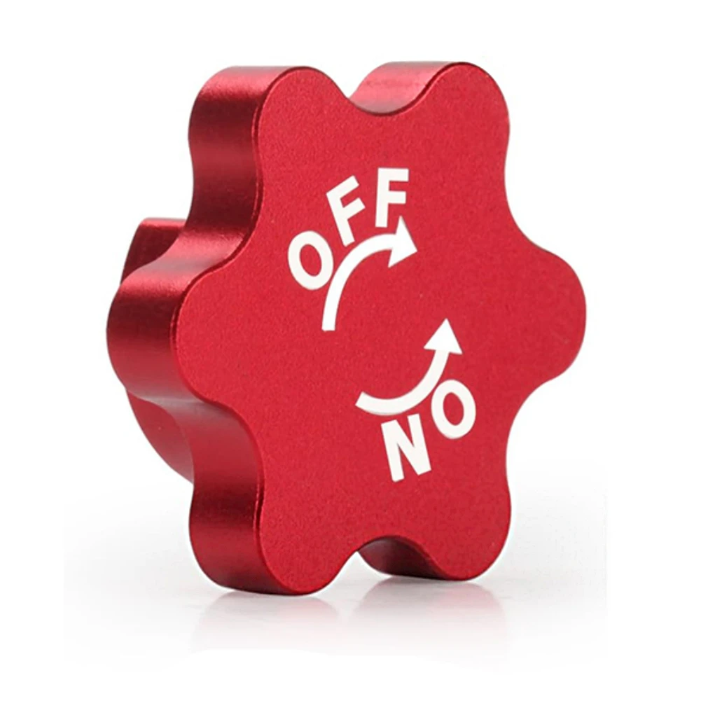 1Pcs Magnetic Ratchet Switch Knob Red Aluminum Alloy Magnetic Ratchet Switch Knob Replacement For M12 M38 Hand Power Tools