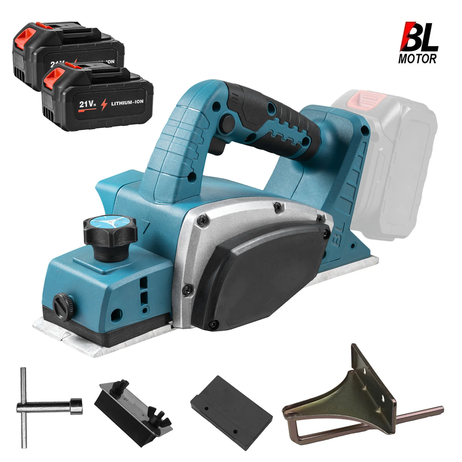Borstelloze Elektrische Schaafmachine 15000 RPM Draadloze Power Schaafmachine DIY Meubels Snijden Houtbewerking Gereedschap voor Makita Batterij