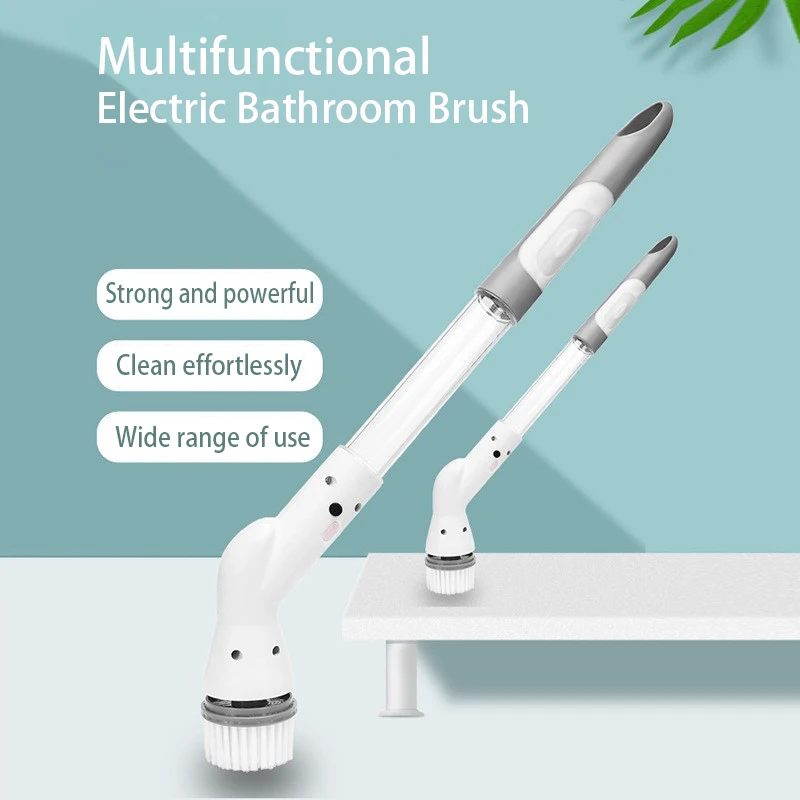 Electric Cleaning Brush Bathroom Window Kitchen Automotive Multifunctional Household Rotating Wireless Cleaning Machine