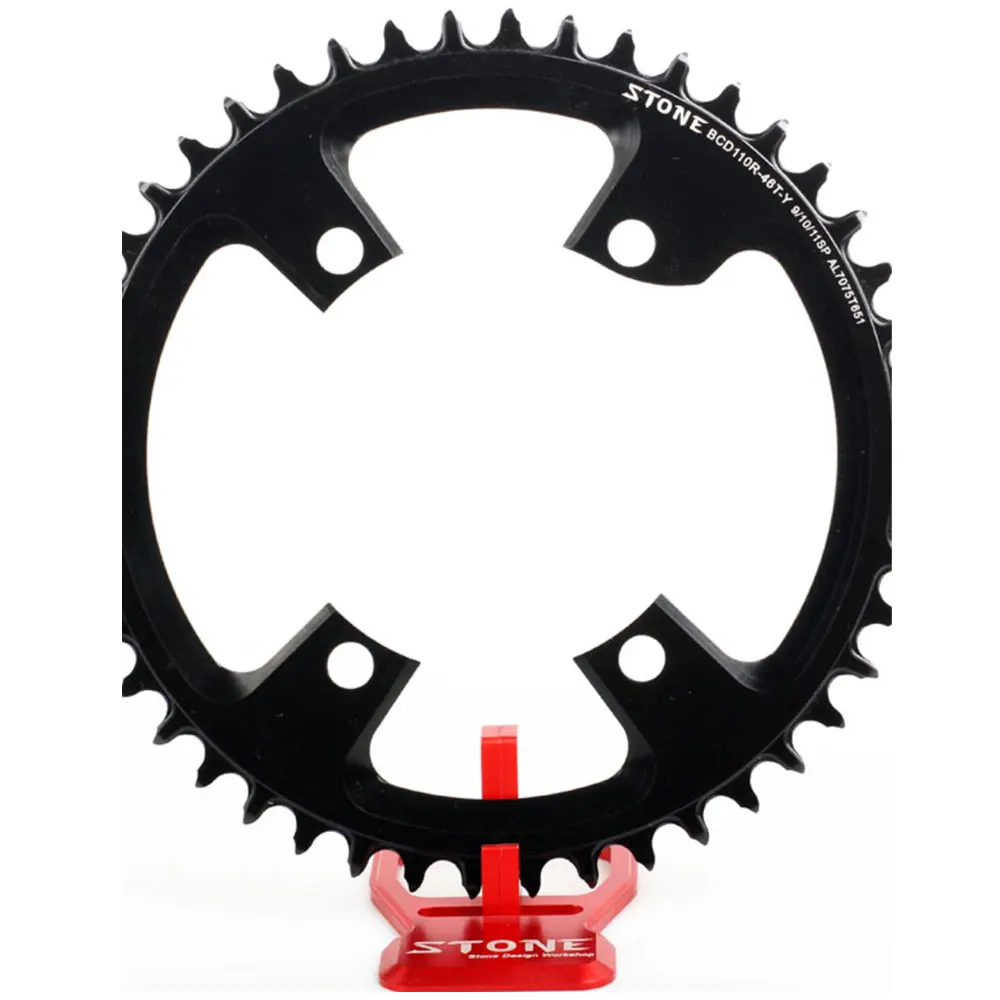 Stone Round Chainring 110 BCD for 105 R7000 R8000 R9100 110bcd 40T46T 48 50T 54 56 58T 60 Road Bike  bicycle12s 12 speed