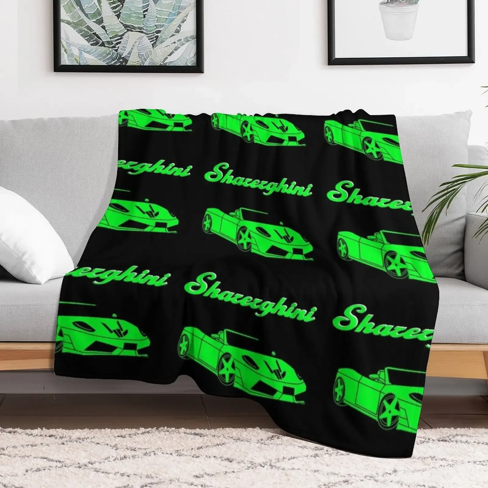 new, sharerghini, sharerghini merch,sharerghini Green, Sharerghini Hoodie, sharerghini t shirt, Sharer car, share, Throw Blanket