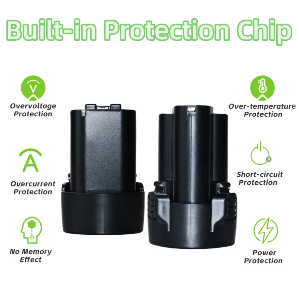 10.8V 3000/4000/5000mAh for Makita Li-ion Battery for BL1014 DF030D DF330D LCT203W Rechargeable Power Tools battery