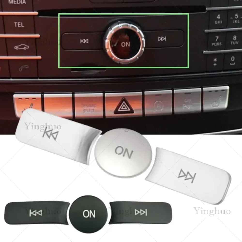 

Наклейка-накладка на кнопки управления громкостью и перемоткой назад/вперед для Mercedes-Benz A, B-класса, CLA, GLA (W176, W246, C117, X156)