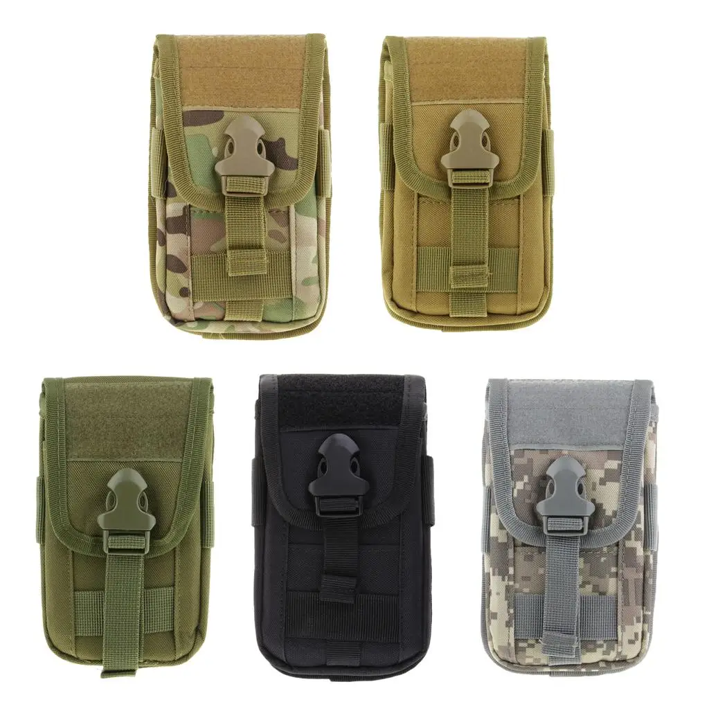 Molle Pouch Cell Phone Belt Holster Waist Pack Bag Utility Gadget Pouch