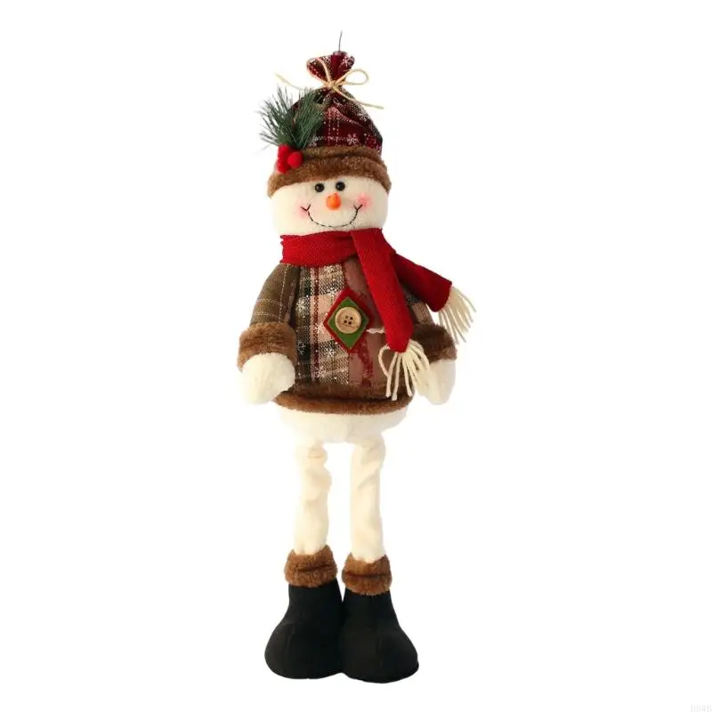 H8WB Christmas decoration dolls Christmas dolls Christmas reindeer ornaments