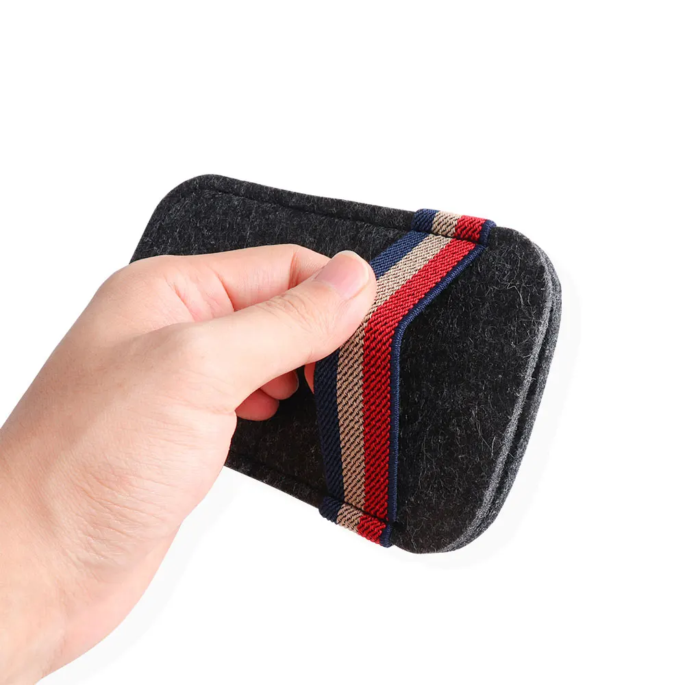 1 pz Auto Pelle Scamosciata Occhiali Borsa di Immagazzinaggio Visiera Parasole Organizer Clip Per MG Morris Garages GT MG3 MG6 MG5 MG7 GS Pilot HS ZS ZX