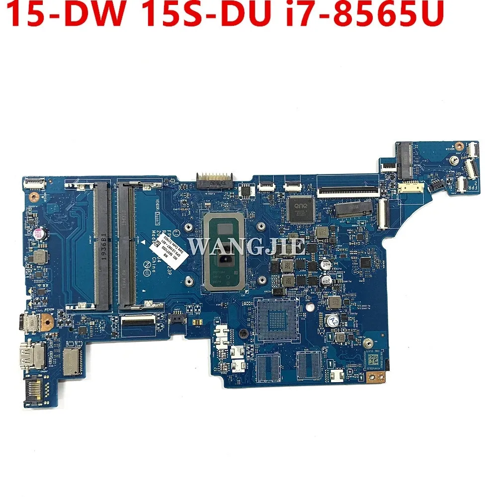 

For HP 15-DW 15S-DU Laptop Motherboard FPW50 LA-H323P L51985-601 L51987-601 W/ i7-8565U 100% Working