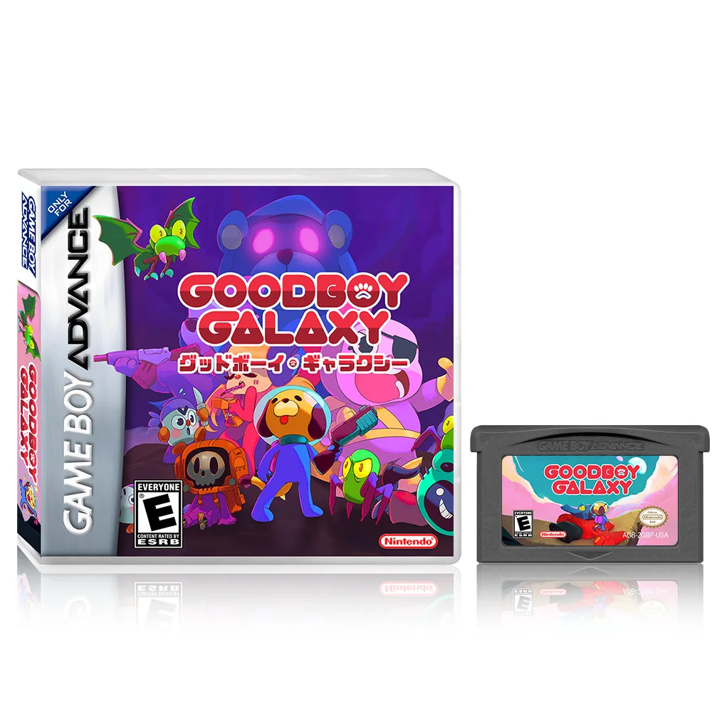 

Good Dog Galaxy GBA game cards boxed US version horizontal version multi-language Goodboy Galaxy Children's gifts