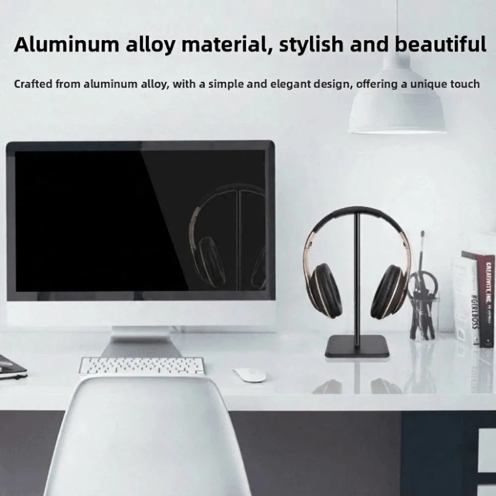 Organizer Space-Saving Headphone Stand Minimalist Sturdy Headset Holder Durable Portable Earphones Hanger Gaming Room