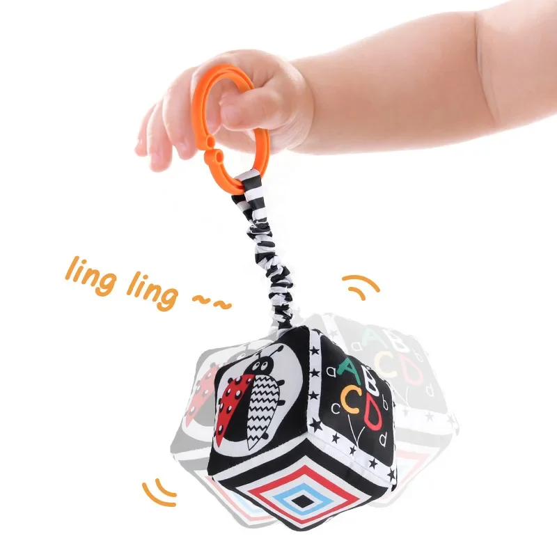 Black And White Baby Mirror Tummy Time Toys For Babies Montessori Development Crawl Toys High Contrast Baby Toy Activity Mirror