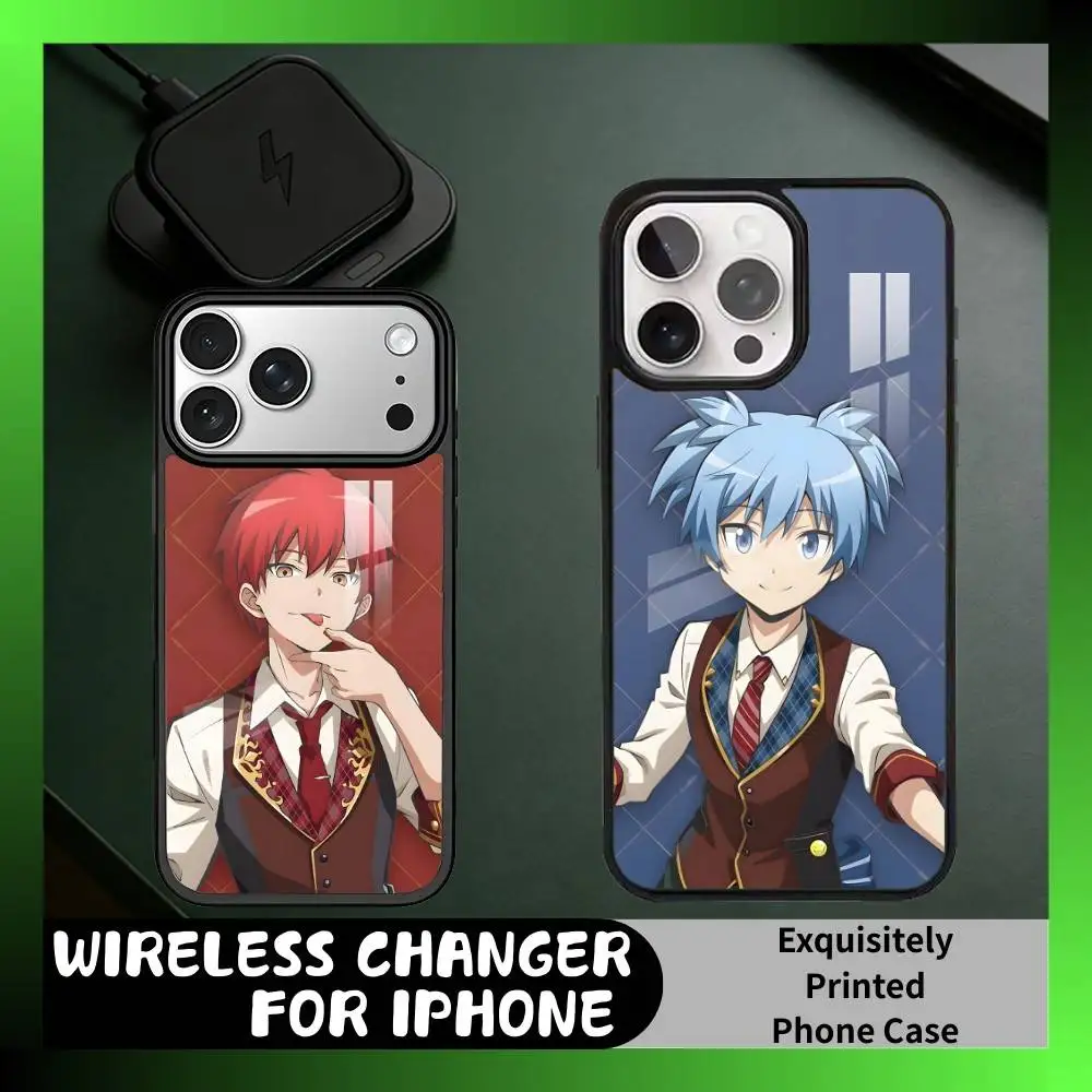 

KORO From A-Ansatsu K-Kyoushitsu Phone Case For iPhone17,16,15,14,13 Plus,Pro Max Magnetic For Magsafe Wireless Charging