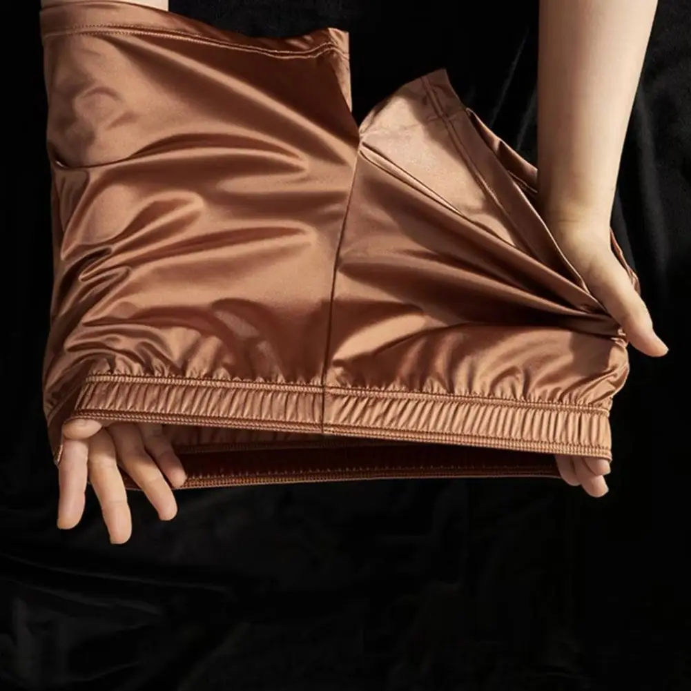 

Мужские боксеры, шорты, роскошные нейлоновые боксеры из ледяного шелка, летние однотонные мужские трусы, дышащие мужские трусы, трусы, нижнее белье