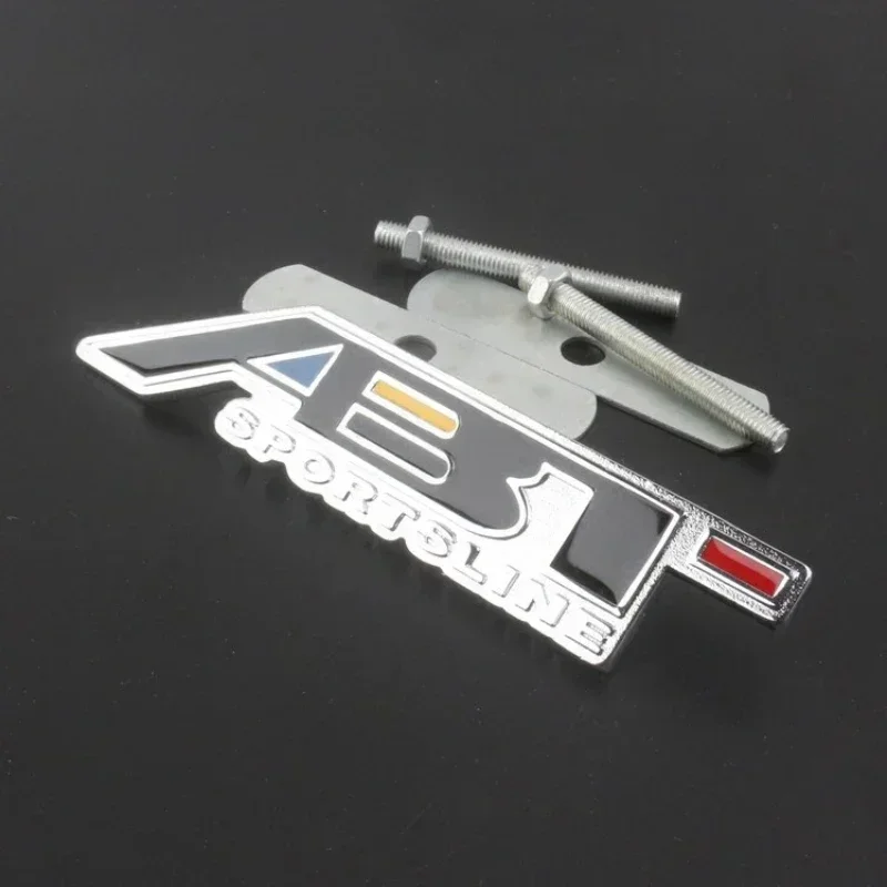 

3D Metal ABT Front Grille Emblem Badge Sticker Decals for Audi Q3 Q5 Q7 A3 A4 A5 A6 B6 B8 C6 C5 Car Styling Accessories