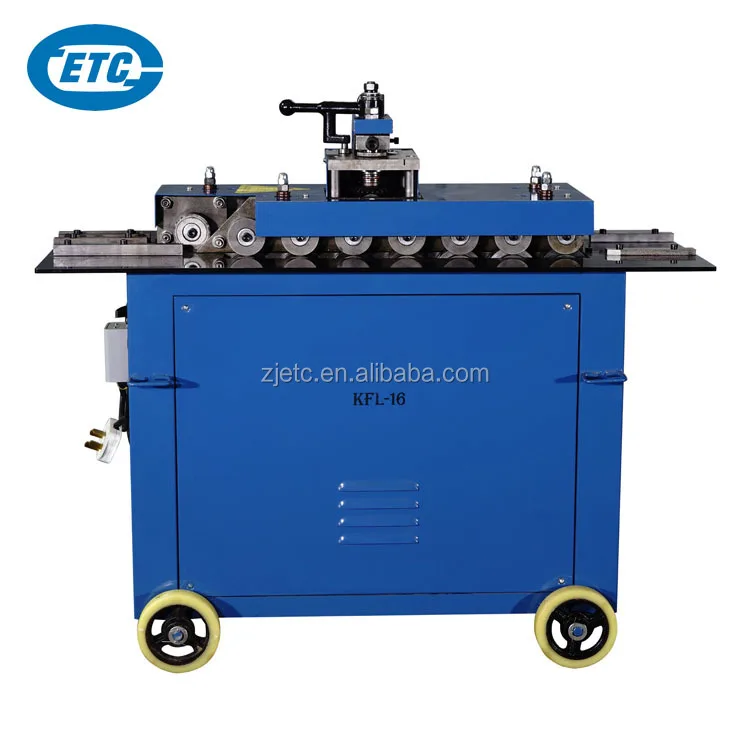 3 kw 0.5-1.2mm pittsburgh metal nip pipe lock forming machine