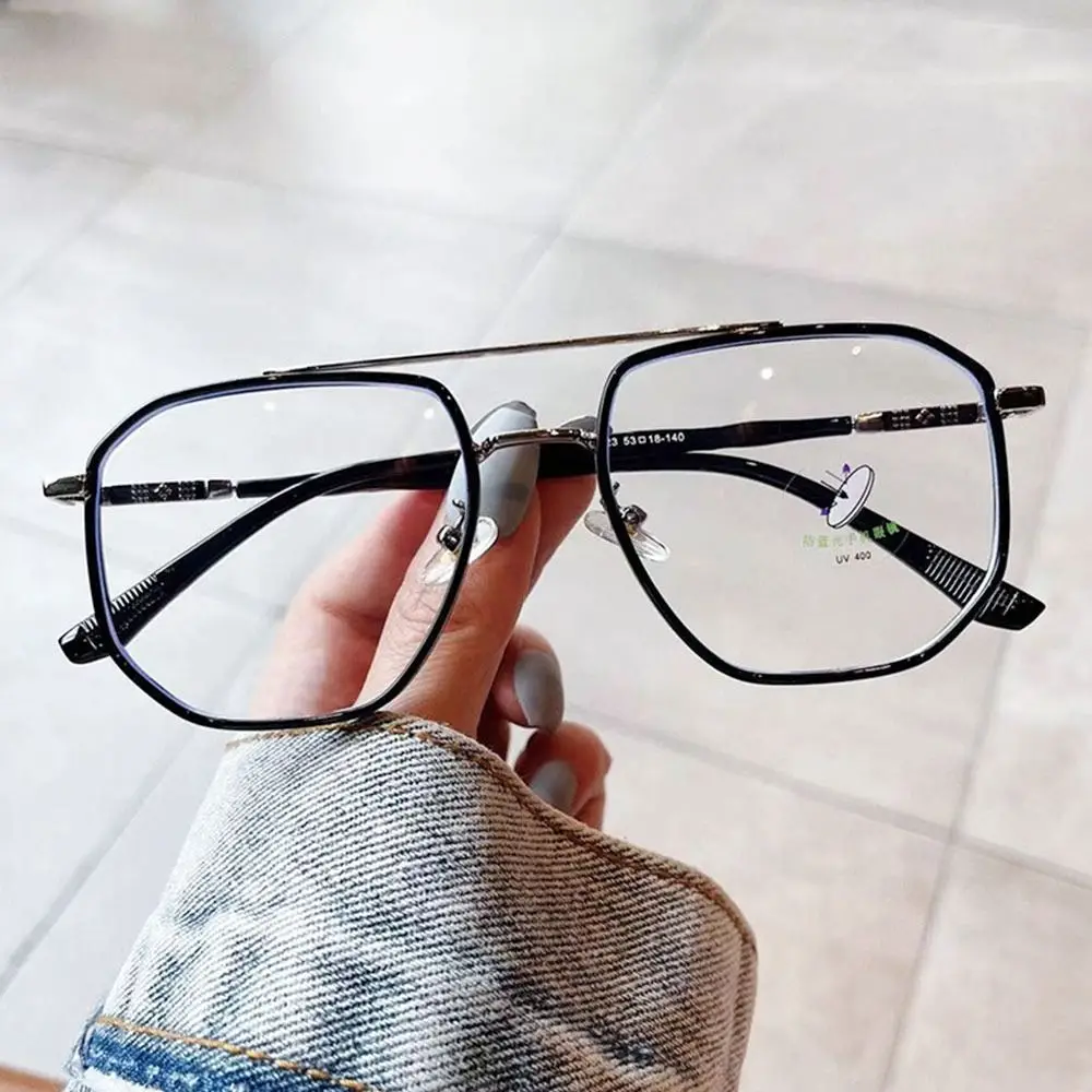 

Office Portable Durable Computer Goggles Ultra Light Frame Oversized Eyeglasses Anti-Blue Light Glasses