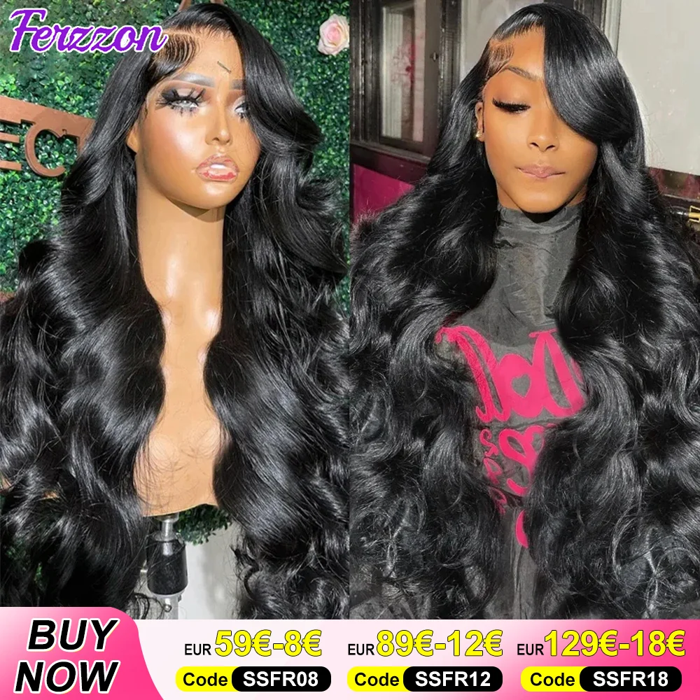 Brazilian Body Wave Hair Wig High Density 200% 13x4 13x6 4x4 Human Hair Lace Front Wigs Pre Plucked Human Hair With Baby Hair 3 Days Delivery