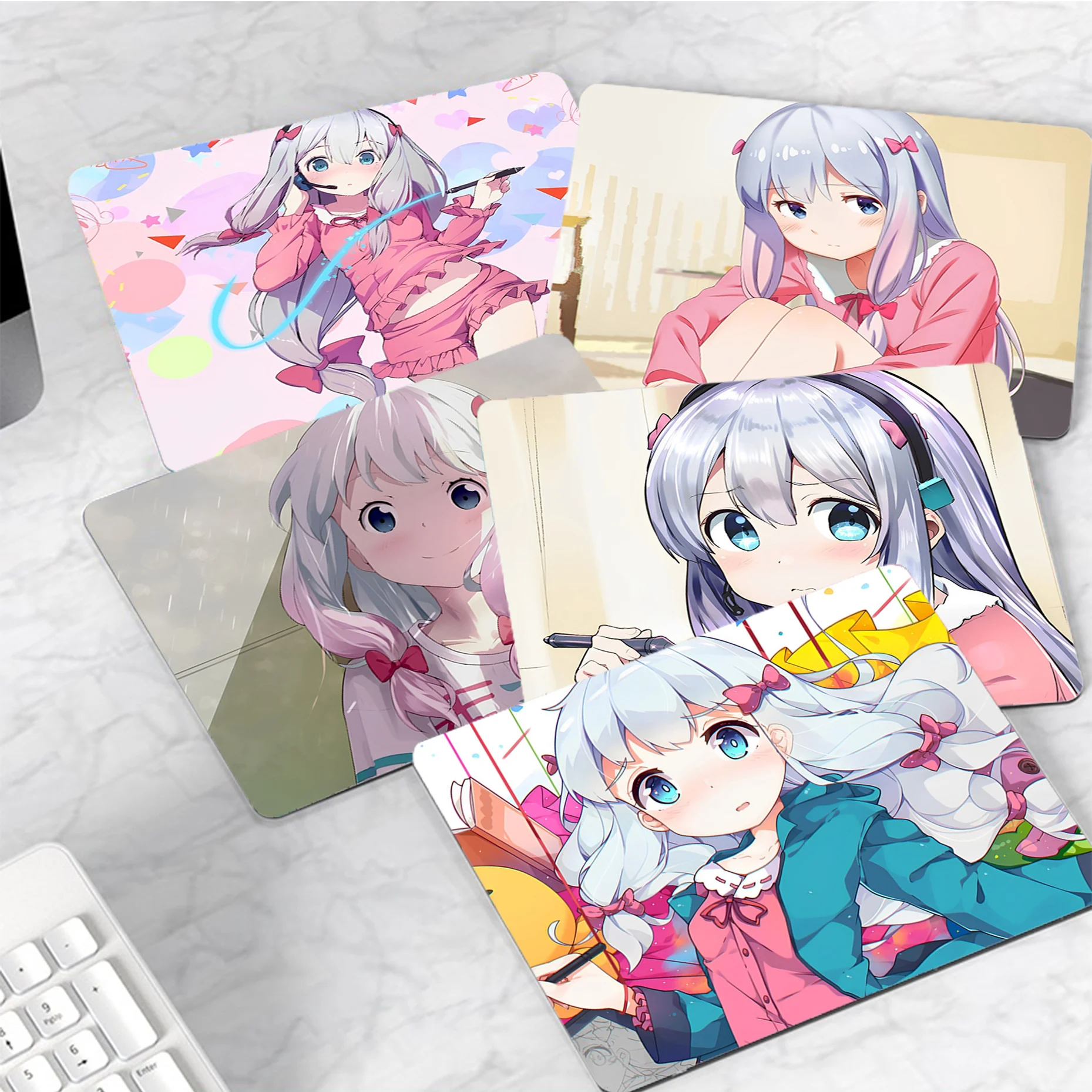 

Anime Izumi Sagiri Mousepad INS Tide Small Speed Version Game Keyboard Office Table Mat Cheapest Cup Mats Deskpad Home Decor