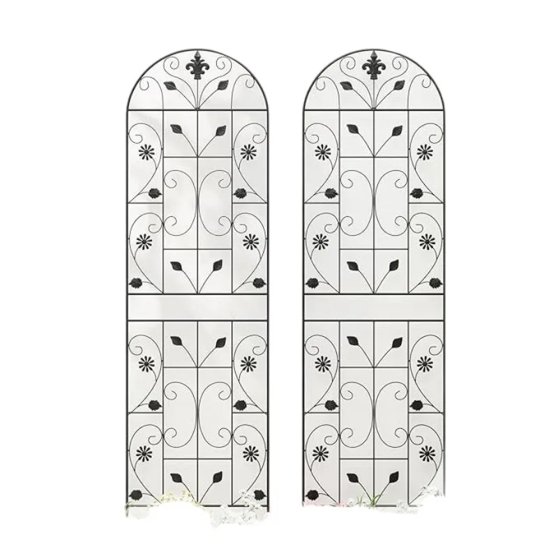 Flower floor-to-ceiling flower stand Disassembled garden wrought iron vine climbing frame Clematis rose climbing plant frame