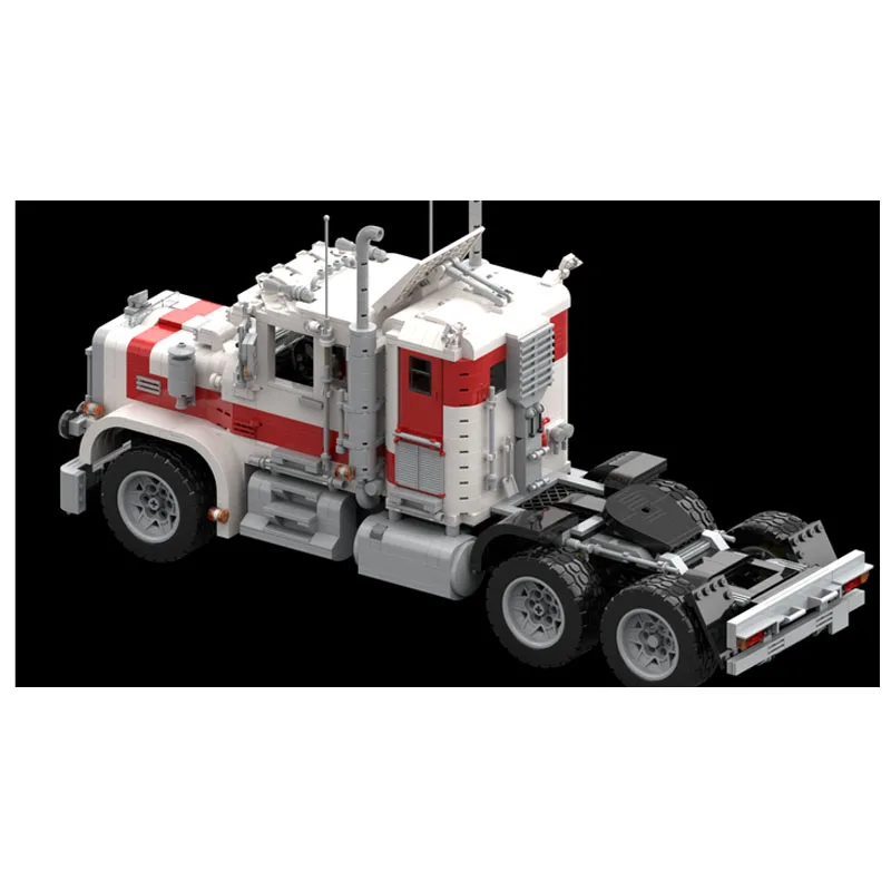 MOC-149802 Classic 5571-1 White Jumbo Truck Small Particle Building Blocks 2212PCS Boy Birthday Gift Kids DIY Christmas Toys